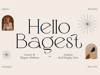 Free Hello Bagest - Aesthetic Font