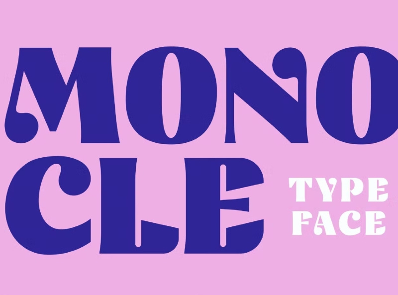 Free Monocle Typeface by Creative Assets on Dribbble