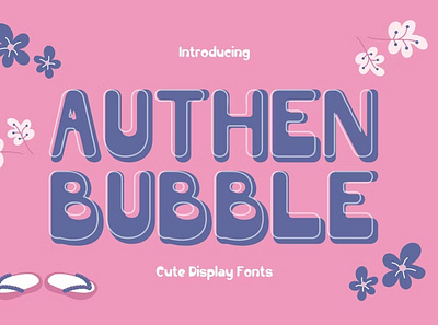Free Authen Bubble Font calligraphy display font display typeface elegant font font font awesome font family fonts handwritten lettering modern font modern fonts sans serif sans serif font script serif font type typedesign typeface vintage font