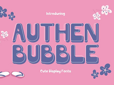 Free Authen Bubble Font