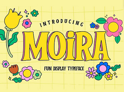 Free MOIRA - Fun Display Typeface calligraphy display font display typeface elegant font font font awesome font family fonts handwritten lettering modern font modern fonts sans serif sans serif font script serif font type typedesign typeface vintage font