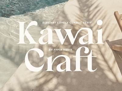 FREE Kawai Craft - Vintage / Retro Serif Bold Font