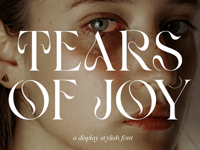 FREE Tears of Joy | Display Serif calligraphy display font display typeface elegant font font awesome font family fonts fontype handwritten lettering modern font modern fonts sans serif sans serif font script serif font type typedesign typeface vintage font