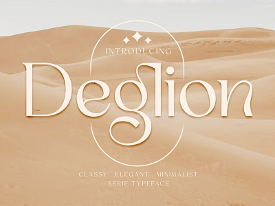 FREE Deglion - Classy Elegant Display Serif
