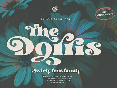 Free Dorris - Swirly Font Family branding classy display typeface elegant stylish font font family fonts grovy handwritten lettering logo minimal sans serif sans serif font stylish font swirly type typedesign typography variable font