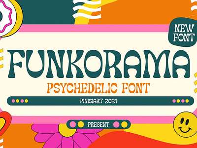 Free FUNKORAMA - Psychedelic Font