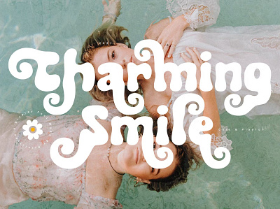 Charming Smile Display Font branding display typeface font font elegant font family fonts handwritten lettering lettering type logo minimal retro sans serif sans stylish serif type typedesign typeface typography variable font