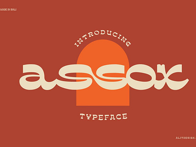 Assox Display Font