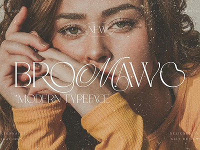 Bromawo elegant typeface