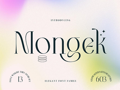 Mongek Typeface