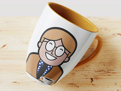 Customized Persona Mug branding customized persona design illustration marketing mug