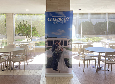 Pop-Up Banner for Rentals branding design marketing signage