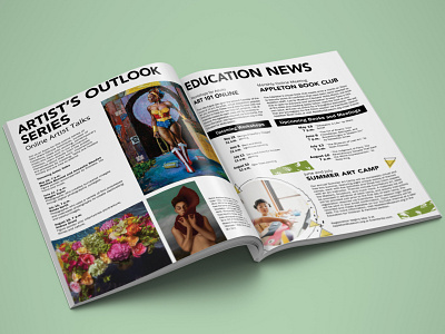 Magazine Spread adobe illustrator design graphic design layout marketing