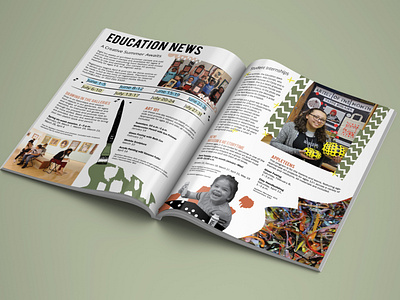 Magazine Spread adobe illustrator adobe photoshop design graphic design illustration layout marketing vector