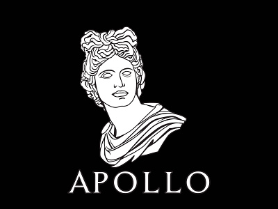 Apollo Greek Roman God Sculpture Design Inspiration ancient apollo archeology caesar design face god greek idol illustration lord museum myth neptune old sculpture vector vintage warrior zeus