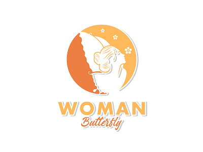 Beauty Butterfly Woman Logo Design Inspiration angel beauty branding business butterfly company fashion flatdesign fly girl icon idea logo mode pretty saloon vector wing wings woman