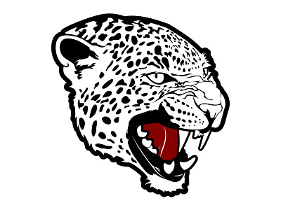 Roaring Cheetah Head Vector