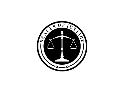 Justice Scales Symbol attorney balance black business company compare corporate court creative crime criminal decision