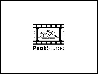 Outdoor Nature Film Production Logo 35mm adventure archive black camera camp cinema climbing clip design digital entertainment