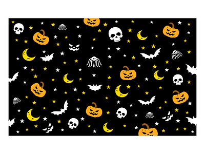 Halloween Seamless Pattern