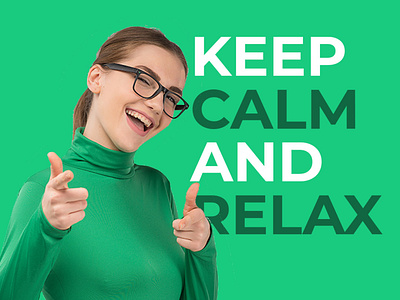 Hey keep calm and relax