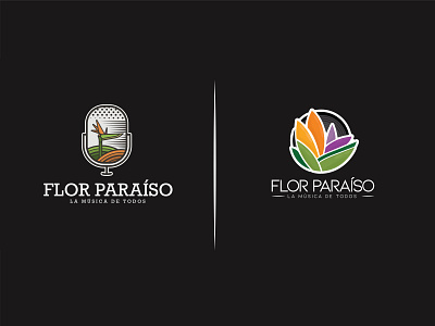 FLOR PARAISO LOGO alorda design design flatdesign flor paraiso graphic design logo