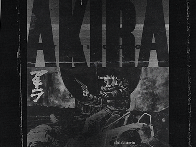 AKIRA Vol. 1 anime design photoshop typography