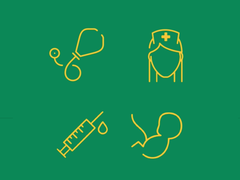 Asklepios Icons animated healthcare icons outline