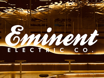 Eminent Electric Co. branding design icon logo typography