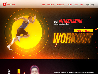 Website Design for Britannia app branding design graphic design sports web design ui web web design website design