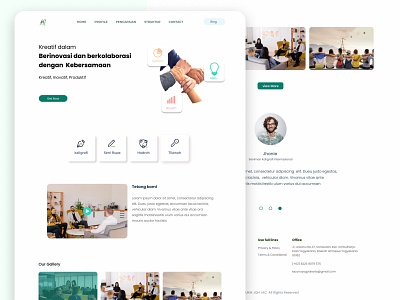 Organization Landing Page