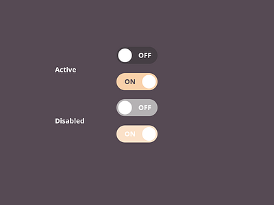 DailyUI #015 - On Off Switch