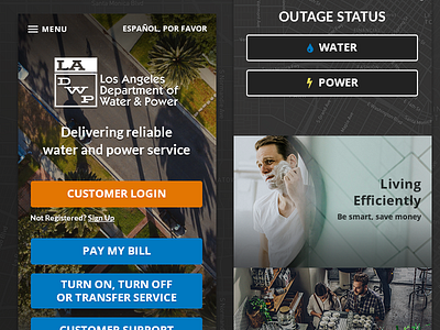 LADWP - Responsive Web Design