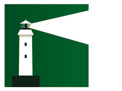 Amodal illustration - Lighthouse