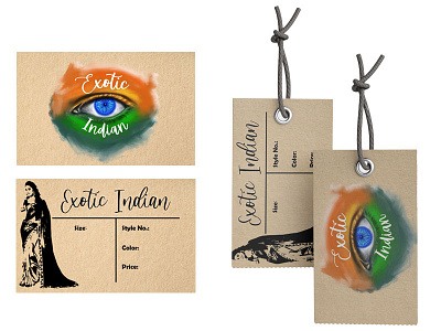 Exotic Indian Tag aus australia brand clothes clothes tag design exotic filipina illustrator india indian new photoshop straya sydney tag