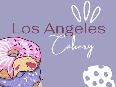 Los Angeles Cakery branding business business card cake cakery canva card doughnuts fake client foodies graphic design ideas identity inspiration logo logoconcept logodesign losangeles losangelescakery photoshop