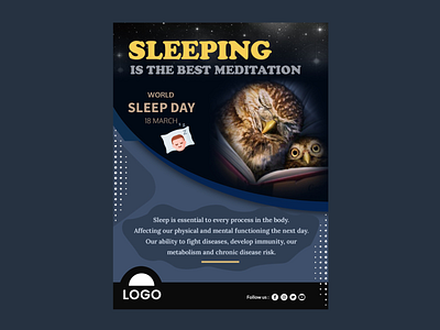 Sleep Day Creative Design branding design graphic design icon illustration logo typography ui ux vector