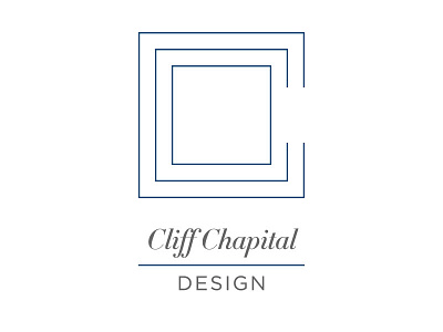 Cliff Chapital Design logo brand branding interior design logo merchandising retail