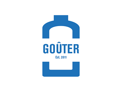 New Logo for Goûter brand branding cleanse design gouter juice logo organic tonic