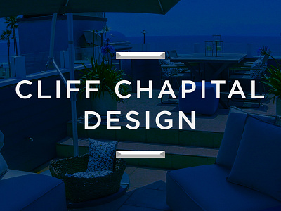 Cliff Chapital Design Logo brand branding interior design logo merchandising retail san francisco