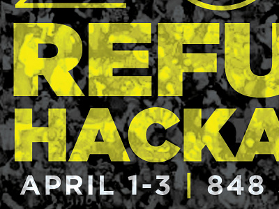 Refugee Hackathon Share Graphics charity creative designer creative direction design designer event marketing graphic design instagram invitation refugeehack social media