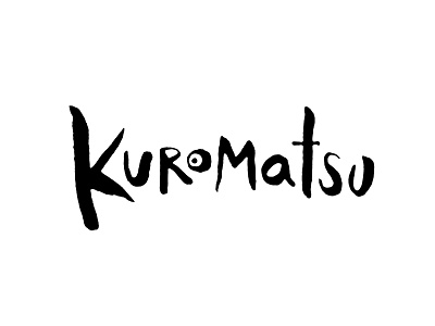 Kuromatsu Handlettered Logo