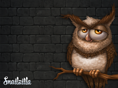 Owl art character game