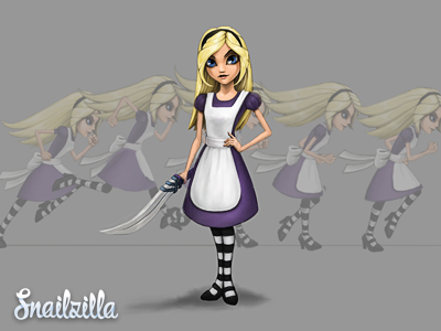 Alice in Underland art character game