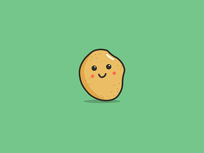 Hello Potato affinity designer character cute face figure paper by 53 potato smile