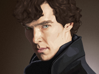 Sherlock BBC 1 of 3 bbc illustration sherlock watson