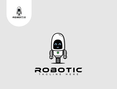 Robotic Logo app brand branding company design icon illustration logo robotic ui ux vector