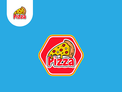 Pizza Logo app brand branding company design food icon illustration logo pizza ui ux vector