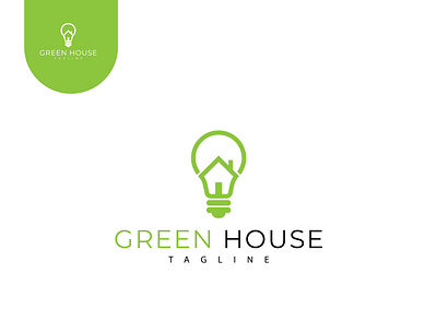 Green House Logo app branding company design icon illustration logo property ui ux vector