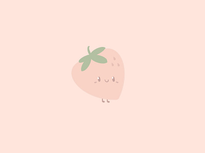 strawberry cute illustration procreate strawberry